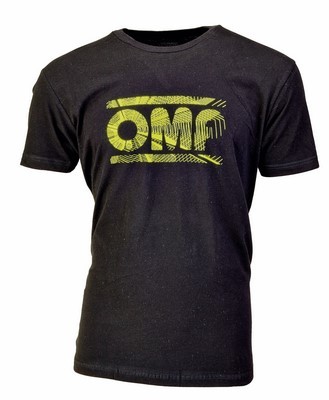 OMP BLACK SHIRT WITH YELLOW LOGO FOR CHILD (4 YEARS OLD)